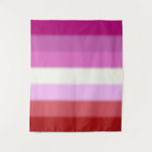 Falln Lesbian Pride Flag Wandkleed (Voorkant)