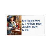 Falln letters en thee etiket (Voorkant)