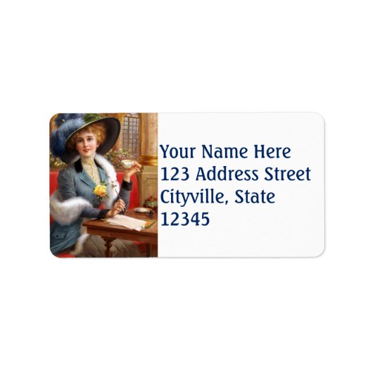 Falln letters en thee etiket (Voorkant)