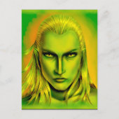 Falln Male Forest Elf Briefkaart (Voorkant)