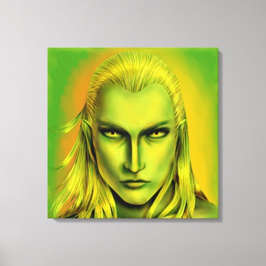 Falln Male Forest Elf Canvas Afdruk (Voorkant)