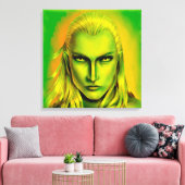 Falln Male Forest Elf Canvas Afdruk (Insitu (Woonkamer))