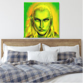 Falln Male Forest Elf Canvas Afdruk (Insitu (Slaapkamer))