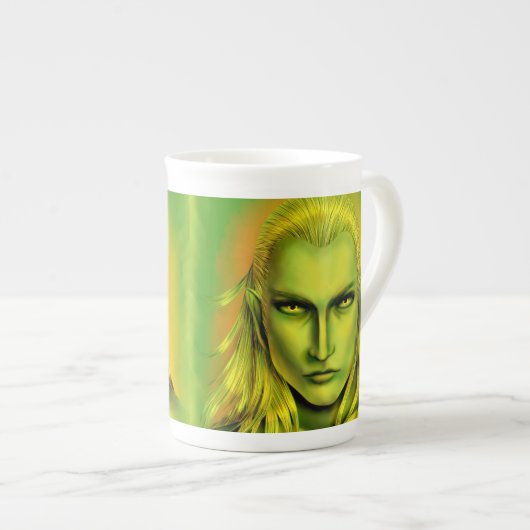 Falln Male Forest Elf Porselein Kop (Voorkant rechts)