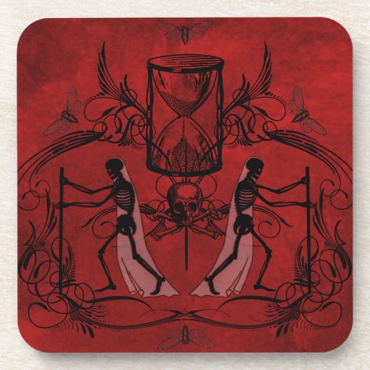 Falln Memento Mori Drankjes Onderzetter (Voorkant)