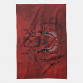 Falln Memento Mori Theedoek (Verticaal)