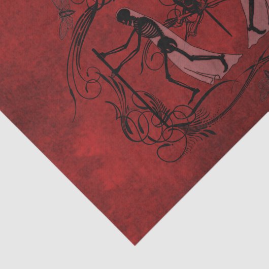 Falln Memento Mori Tissuepapier (Detail)