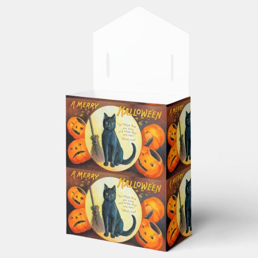 Falln Merry Halloween Cat Bedankdoosjes (Geopend)