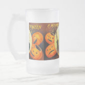 Falln Merry Halloween Cat Matglas Bierpul (Links)