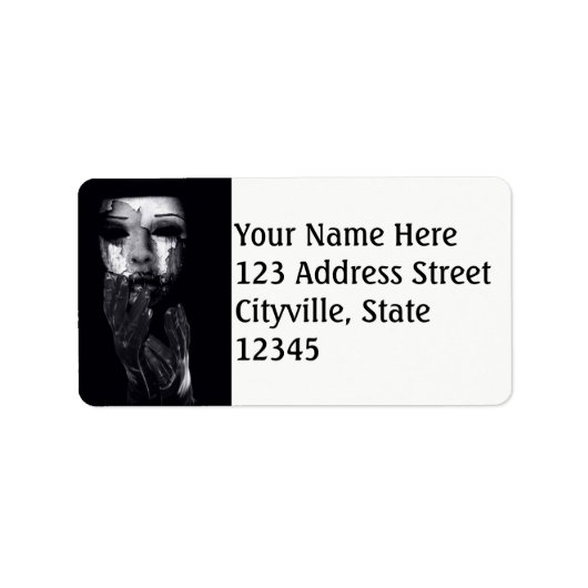 Falln Mijn Masker Etiket (Voorkant)