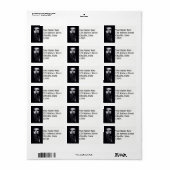 Falln Mijn Masker Etiket (Full Sheet)