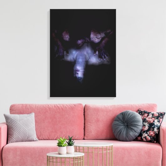 Falln Mirror Canvas Afdruk (Insitu (Woonkamer))