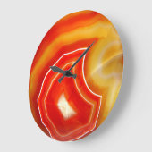 Falln Oranje Agate Grote Klok (Hoek)