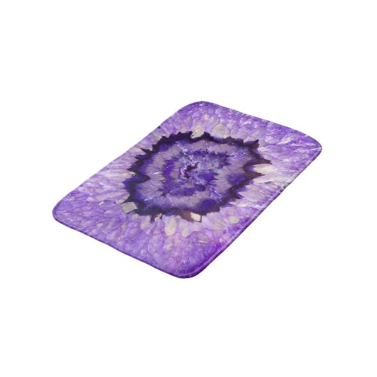 Falln Paarse Agate Geode Badmat (Gekanteld)