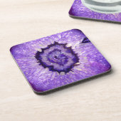 Falln Paarse Agate Geode Bier Onderzetter (Linkerzijde)