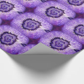 Falln Paarse Agate Geode Cadeaupapier (Hoek)