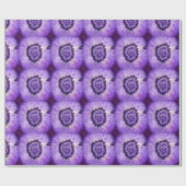 Falln Paarse Agate Geode Cadeaupapier (Vlak)