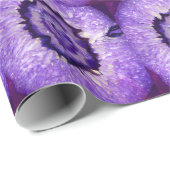 Falln Paarse Agate Geode Cadeaupapier (Rol Hoek)