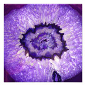 Falln Paarse Agate Geode Foto Afdruk (Voorkant)