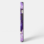 Falln Paarse Agate Geode iPhone Hoesje (Linkerkant)