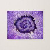 Falln Paarse Agate Geode Legpuzzel (Horizontaal)