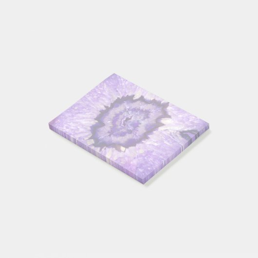 Falln Paarse Agate Geode Post-it® Notes (Schuin)