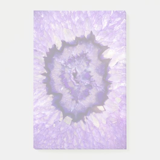 Falln Paarse Agate Geode Post-it® Notes (Voorkant)