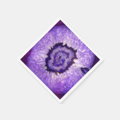 Falln Paarse Agate Geode Servetten (Hoek)