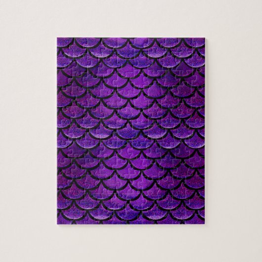 Falln Paarse & Blauwe Zeemeermin Schalen Legpuzzel (Verticaal)