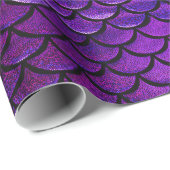 Falln Paarse en blauwe zeemeerminnen Cadeaupapier (Rol Hoek)