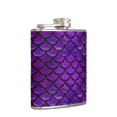 Falln Paarse en blauwe zeemeerminnen Heupfles (Rechts)