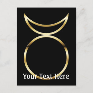 Falln Pagan Horned God Symbol Briefkaart