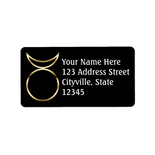 Falln Pagan Horned God Symbol Etiket (Voorkant)