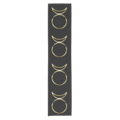 Falln Pagan Horned God Symbol Korte Tafelloper (Voorkant)