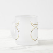 Falln Pagan Horned God Symbol Matglas Koffiemok (Voorkant links)