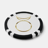 Falln Pagan Horned God Symbol Poker Chips (Enkel)