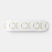 Falln Pagan Horned God Symbol Skateboard (Horizontaal)