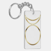 Falln Pagan Horned God Symbol Sleutelhanger (Voorkant Links)
