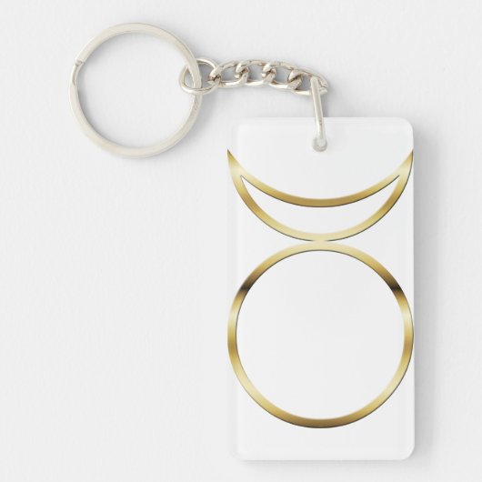 Falln Pagan Horned God Symbol Sleutelhanger (Voorkant)