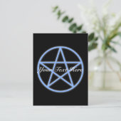 Falln Pagan Pentacle Briefkaart (Staand voorkant)