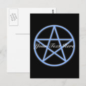 Falln Pagan Pentacle Briefkaart (Voorkant / Achterkant)