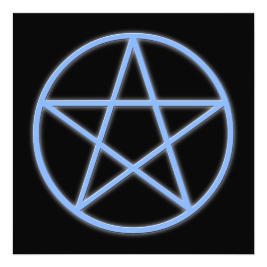 Falln Pagan Pentacle Foto Afdruk (Voorkant)
