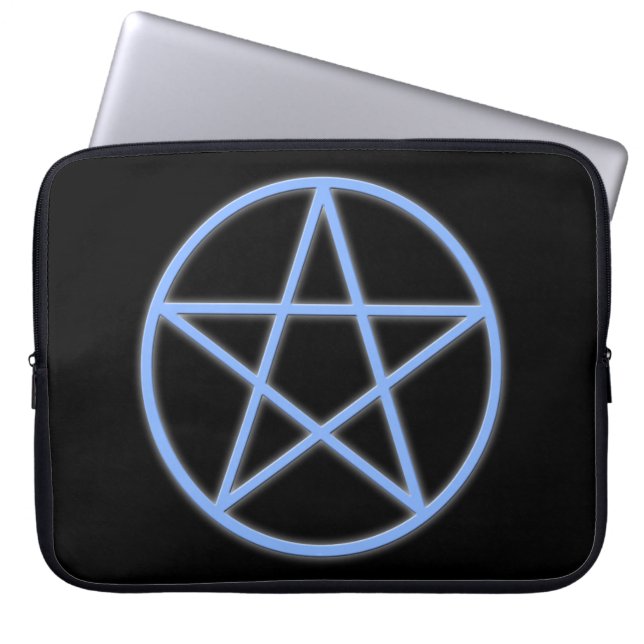 Falln Pagan Pentacle Laptop Sleeve (Voorkant)