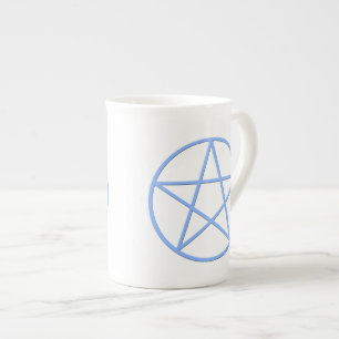 Falln Pagan Pentacle Porselein Kop