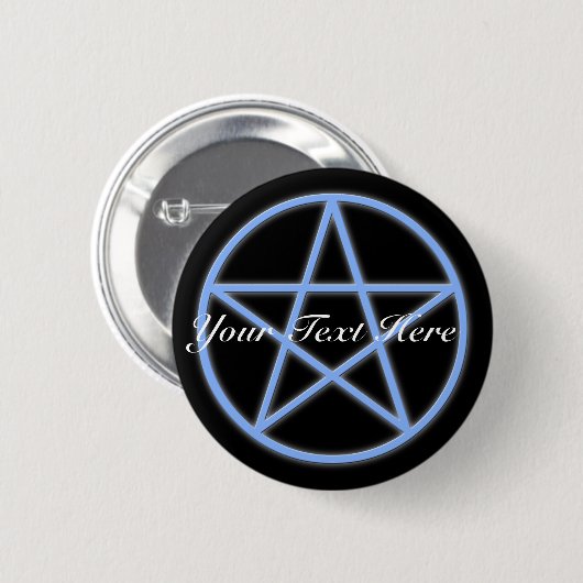 Falln Pagan Pentacle Ronde Button 5,7 Cm (Voorkant /achterkant)