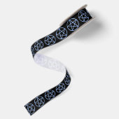Falln Pagan Pentacle Satijnen Lint (Achterkant)