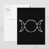 Falln Pagan Triple Goddess Symbol Briefkaart (Voorkant / Achterkant)