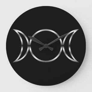 Falln Pagan Triple Goddess Symbol Grote Klok