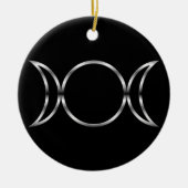 Falln Pagan Triple Goddess Symbol Keramisch Ornament (Voorkant)