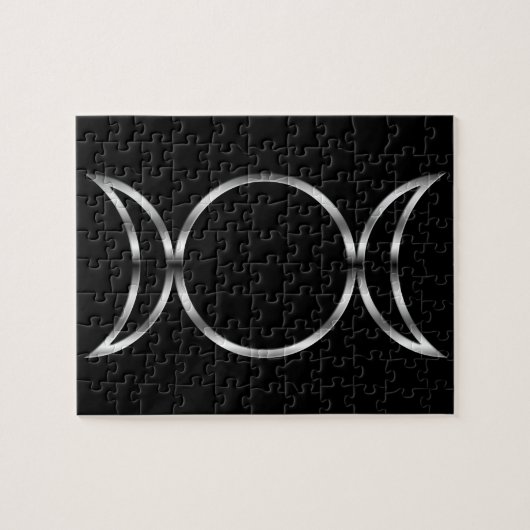 Falln Pagan Triple Goddess Symbol Legpuzzel (Horizontaal)
